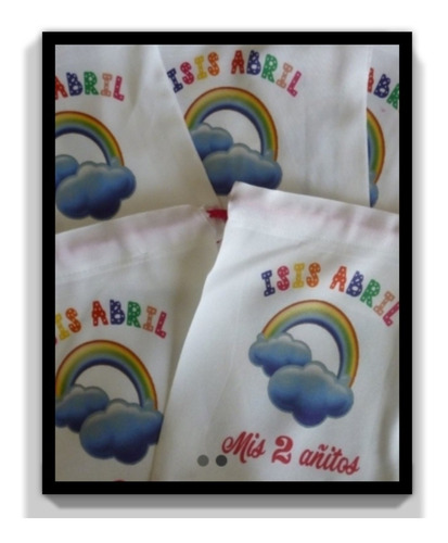 30 Bolsitas Nubes Y Arco Iris Golosinera Personalizadas