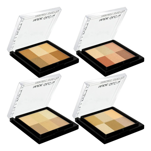 10 Iluminadores Nude Glow  Kleancolor