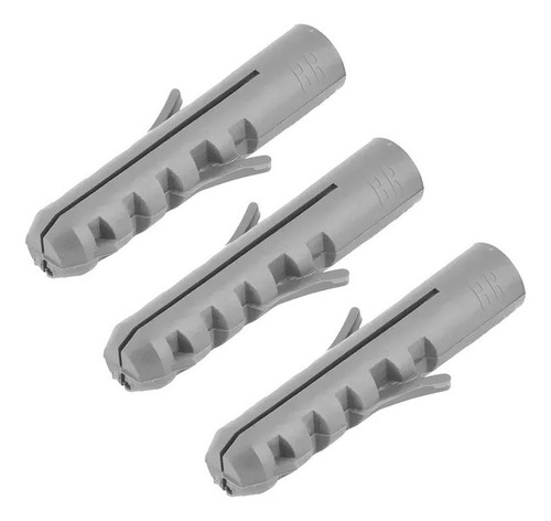 Bucha Plástica Parede Convencional 8mm Pacote Com 100 Peças