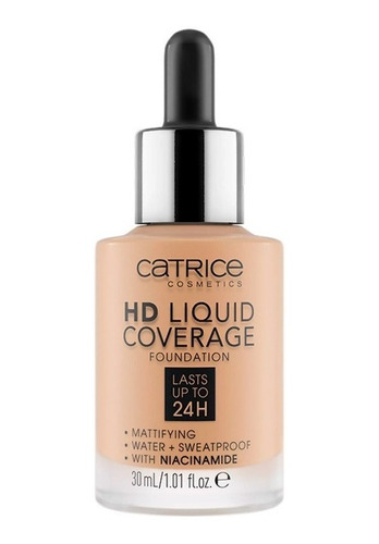 Base De Maquillaje Líquida Hd Catrice  032 Nude Beige 30ml