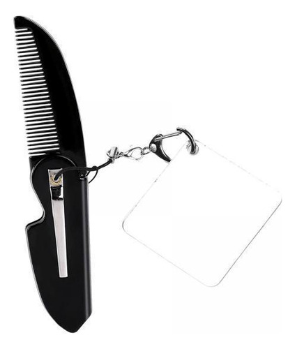 2 Peine De Bolsillo Plegable Para Hombre Accesorio Barba
