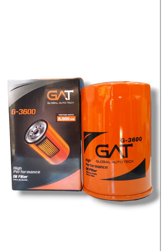 Filtro De Aceite Gat 3600 Ford/chery/dodge/fiat/jeep/mazda