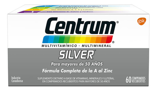 Suplemento Dietario Centrum Silver X 60 Comprimidos