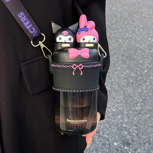 Termo Vaso Kuromi My Melody Botella Agua 700ml Niños Sanrio