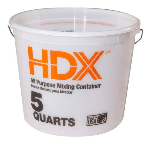 Envase Multiuso Para Medir O Mezclar Hdx 5 Quarts (4l)