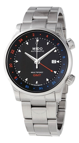 Mido Multifort Automatic Black Dial Gmt