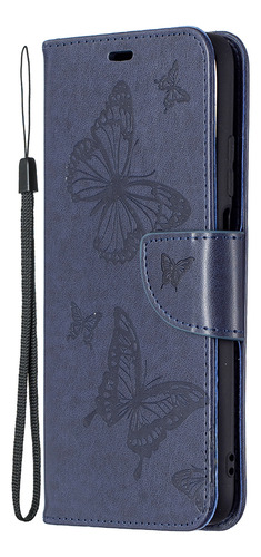 Funda Para Huawei P20 Lite/nova 3e/honor Y7 2018 Con Tapa, Ranura Para Tarjetas, Textura Magnética, Mariposa, A Prueba De Golpes