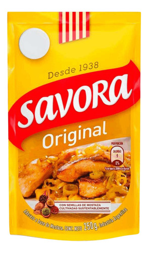 Mostaza  Savora  12 X 250gr