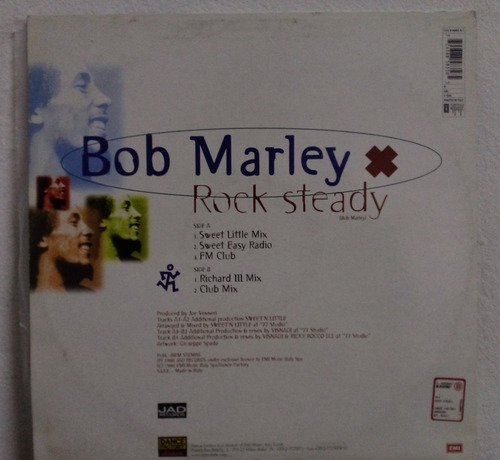 Bob Marley - Rock Steady Remixes Vinil 12 Single