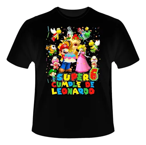 Camisas de mario bros para cumpleaños new arrivals