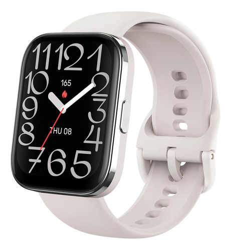 Reloj Inteligente Amazfit Smartwatch Bip 5 Unity Acero Grey Caja Blanco Correa Gris Diseño de la correa Hebilla