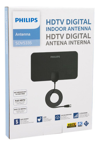 Antena Hdtv Indoor Plana 120x210mm B5asdv5335/55