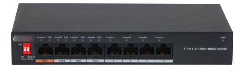 Switch Dahua 8 Ports (4 Ports 10/100 Poe Y 4 Ports 10/100)