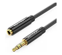 Comprar Cable Extensor de Audio Vention - Auxiliar Jack 3.5 mm Macho a Hembra - MiniPlug Hi-Fi - 2 Metros Negro - Stereo TRS Plug a Plug - Para Celular Auto Estereo PC Auriculares Tablet - BBZBH