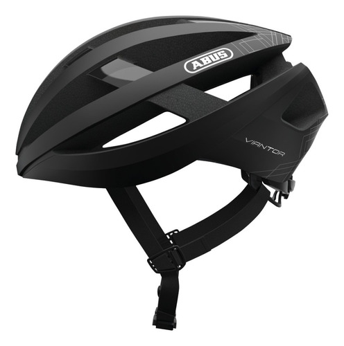 Casco Abus Viantor Velvet Black Ventilado Bici Ruta - Celero