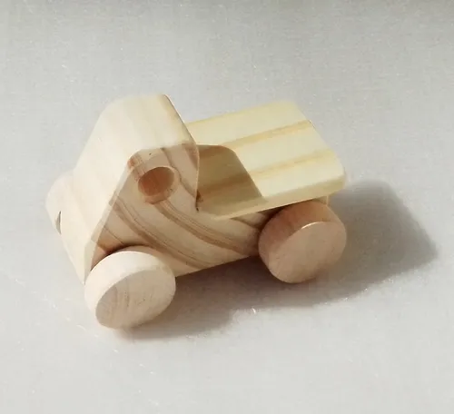 Camiones de madera artesanales para niños clearance