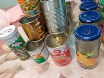 Comprar Lote 16 Latas + 9 Frascos Para Artesanías