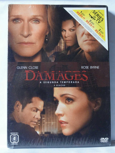 Dvd Box Damages Segunda Temporada 3 Discos Original Lacrado!