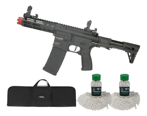 Rifle De Airsoft Pdw Rossi Ar15 Neptune 6mm Keymod 5,5 Com