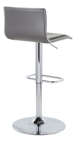 Lumisource Mara Taburete De Bar Ajustable Tapizado Taburetes