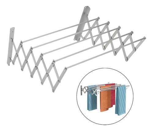 Toallero Plegable De Pared Resistente Y 60 Centímetros