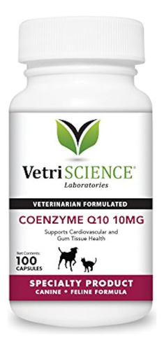 Vetriscience Laboratories Coenzyme Q10 10mg 100 Cápsulas