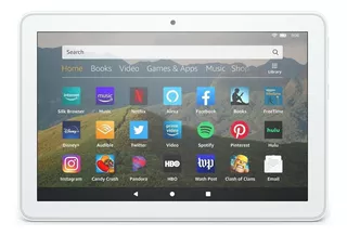 Tablet Amazon Fire HD 8 2020 KFONWI 8" 32GB white y 2GB de memoria RAM