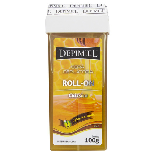 Imagem 1 de 4 de Cera Depilatória Roll-On Clássica Depimiel 100g Depimiel