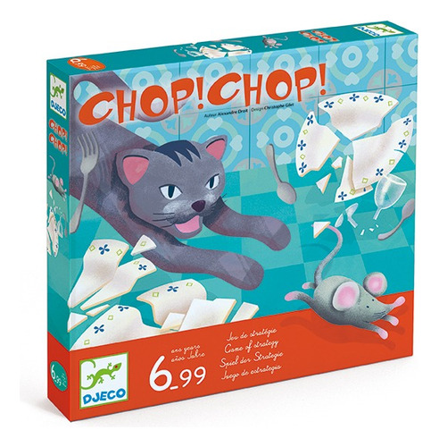 Chop Chop Juego Cooperativo Gato Y Ratón Djeco +6 Años