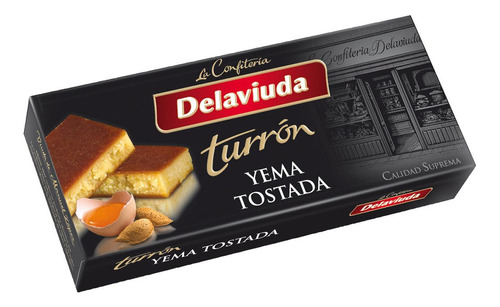 Turron Español Yema Tostada Delaviuda 200 Gr.