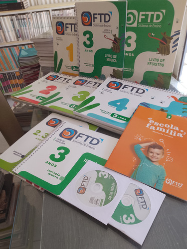 Livro Escolar Ftd Sistema De Ensino 3 Anos Bncc Do Professor - Ed Inf 3 Anos.