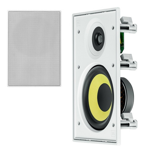 Caixa de som embutir retangular JBL CI6R branca