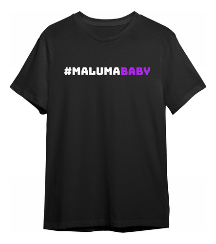 Camisetas Maluma Baby Tendencia Cantante Arte Camisas Negras