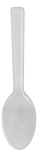 Cuchara Plástica Nevera Desechable Marca Reyma 500 Piezas Mango Blanco