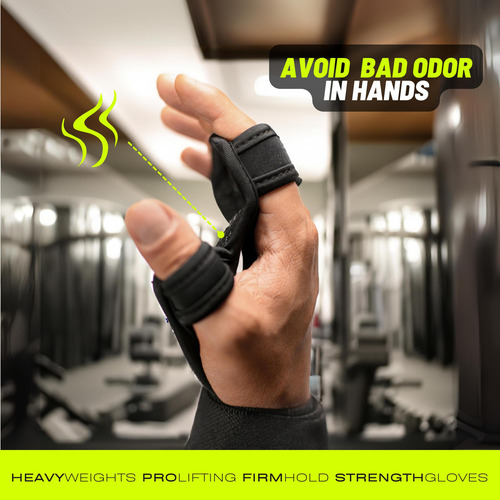 Ola Digital Powermex Guantes Gimnasio Con Muñequera Con Prot