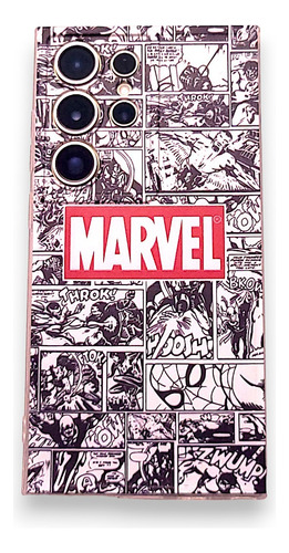 Forro Funda Para Samsung Galaxy S24 Ultra Marvel Comics