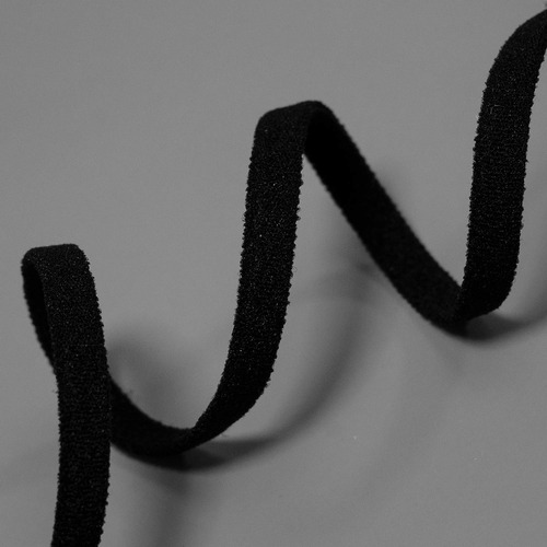 Banda Elástica De Punto Ultra Suave 6 Mm 100 Yardas Negra