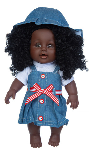 Muñecas Negras De 12 Pulgadas Con Ropa A, Africanas Realista