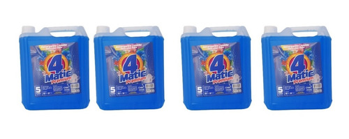 Detergente Albalux 4 Matic Azul Pack 4 Unidades 20 Ltrs.