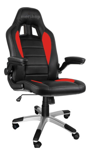 Sillon Gamer Silla Playstation Xbox Ps4 Gaming Pc Oficina Color Rojo