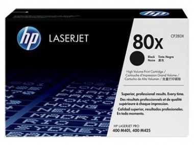 Cartucho De Toner 80x Negro De Alto Rendimiento Hp