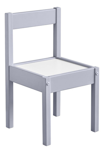 Juego De Mesa Y Silla Para Niños 3 Color Gris
