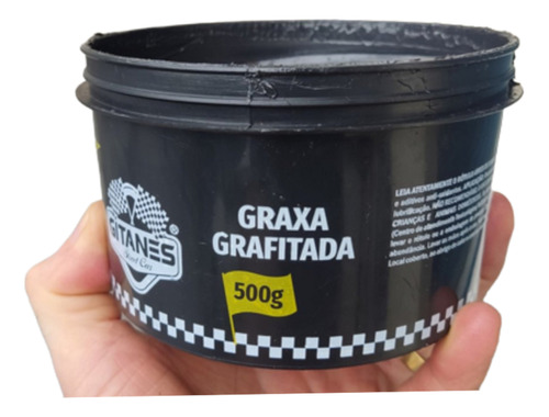 Graxa Grafitada De Cálcio Lubrificante Alta Temperatura 500g