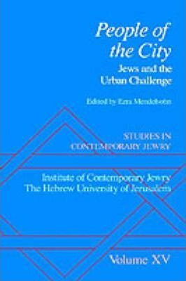 Libro Studies In Contemporary Jewry: Volume Xv: People Of...