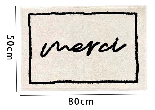Alfombra De Baño Antideslizante Absorbente Para 50cmx80cm