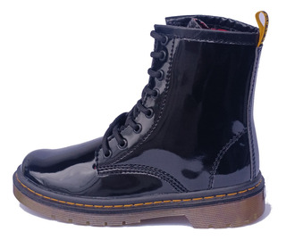 Botas Botin En Charol Estilo Dr Martens Legends Dama Mujer