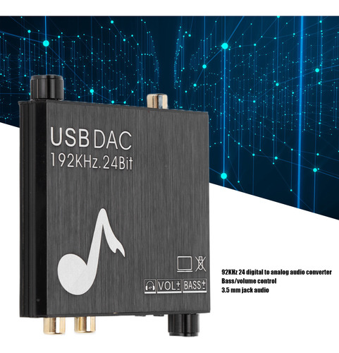 Conversor De Audio Digital A Analógico De 192 Khz Y 24 Bits