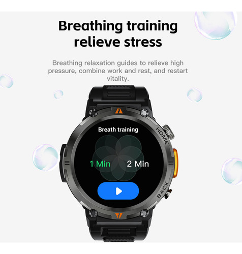 Smartwatch Bluetooth Com Lanterna Para Homens