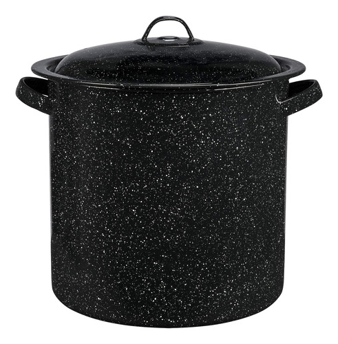 Steamer Granite Ware De Acero Esmaltado De 14.7 Litros Con T