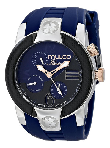 Reloj Mulco Unisex Mw5-1877-045 Ilusion Como Nuevo